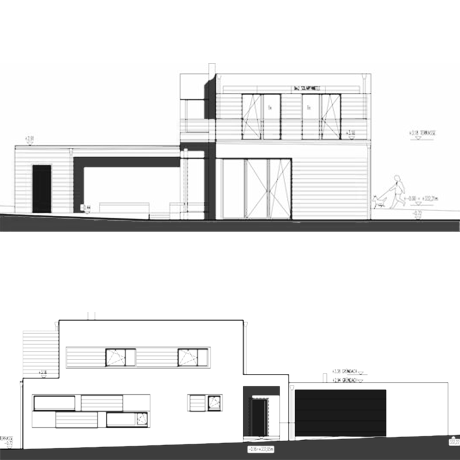 Maria Langthaller Architektin Wien - Passivhaus Berndorf - Ansichten