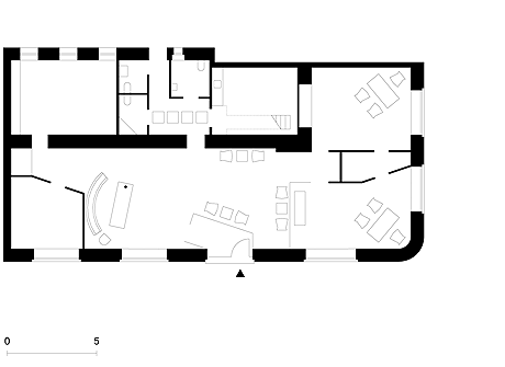 Maria Langthaller Architektin Wien - Ordination Traveldoc Favoritenstrasse Wien - Grundriss